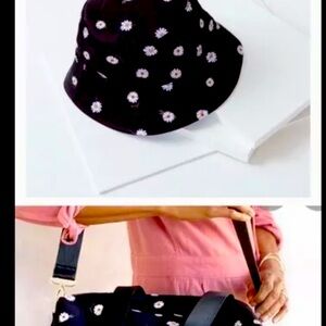 Alison Olivia weekend tote with matching hat brand new